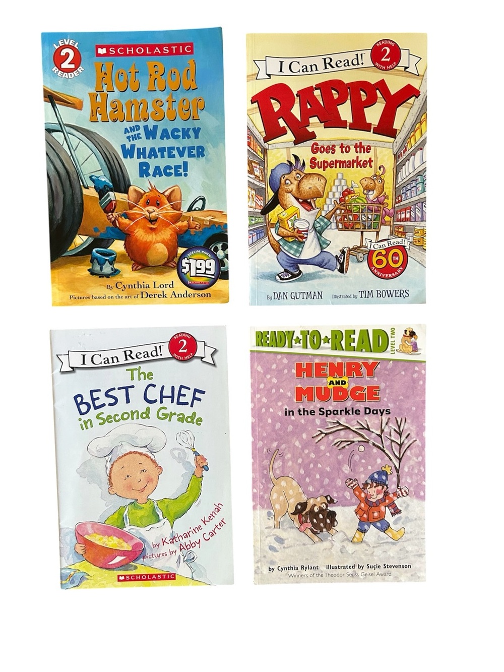 Lot of 4 I Can Read / Ready to Read Level 2 Books
